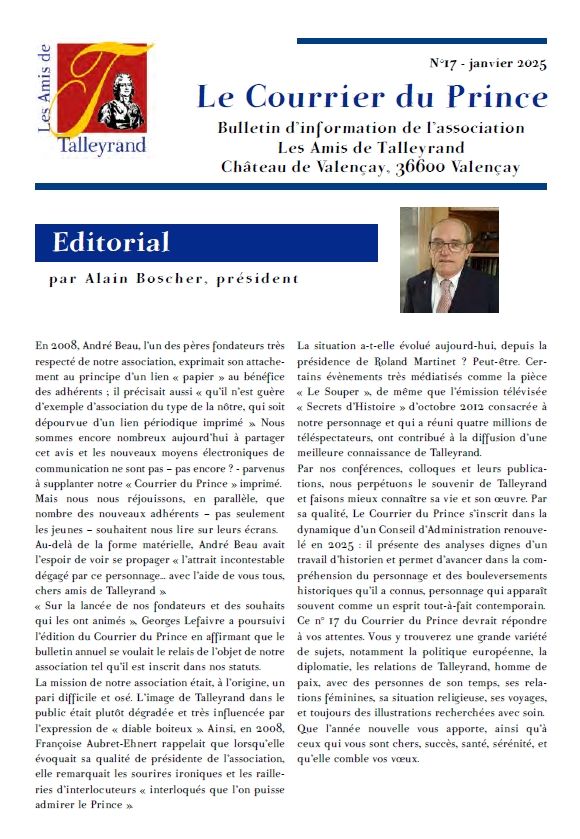 Courrier du Prince n°17