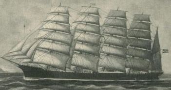 Le Potosi, 5 mâts, 1895 Le Potosi, 5 mâts, 1895