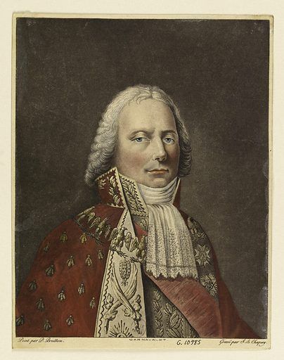 Talleyrand en costume de vice Grand-électeur (musée Canavalet)